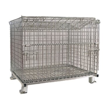 Metal Cage with Lid | Secure Wire Storage Container from China Factory